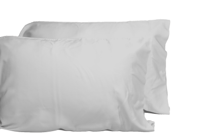 Luxurious Viscose from 100% Bamboo 2-Piece Pillowcase Set , Oeko-TEX Certified, Queen - White