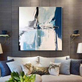 Hand Painted Oil Paintings Handmade Modern Abstract Oil Paintings On Canvas Wall Art Decorative Picture Living Room Hallway Bedroom Luxurious Decorati (Style: 1, size: 60X60Cm)